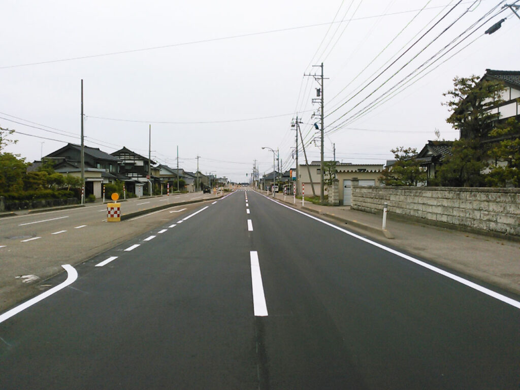 主要地方道 砺波福光線 県単独道路維持修繕舗装補修工事